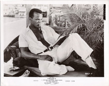 Island in the Sun original 1957 8x10 photo Harry Belafonte smoking pipe