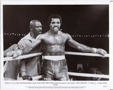 Rocky II 1979 8x10 photograph Carl Weathers as Apollo Creed in boxing ring