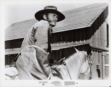 High Plains Drifter original 1973 8x10 photograph Clint Eastwood on horseback