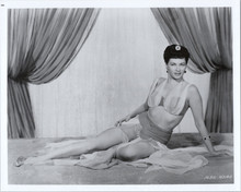 Yvonne De Carlo vintage 8x10 photograph in sexy two piece outfit and veil