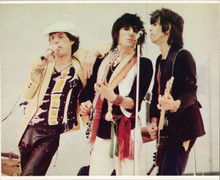 The Rolling Stones original 8x10 press photo in concert circa 1970's Jagger
