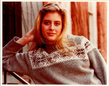 Helen Slater vintage 1980's 8x10 photograph in grey sweater