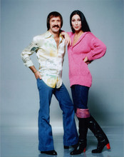 Sonny and Cher full length publicity portrait Sonny & Cher Show 8x10 photo