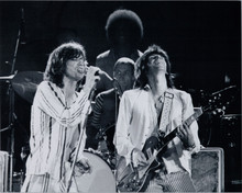 The Rolling Stones 8x10 press photo in concert Mick Jagger Ron Wood