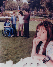 Joan of Arcadia TV series 2003 8x10 photo Amber Tamlyn with cast in background