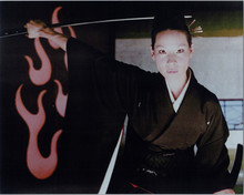 Kill Bill 8x10 photo Lucy Liu in komono brandishing Japanese sword