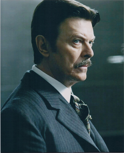 David Bowie 2006 8x10 photo in suit The Prestige movie - The Movie Store
