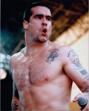 Henry Rollins performs bare chested in concert 8x10 press photo