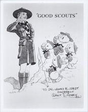 Donald Duck Huey Dewey & Louie Good Scouts promotional 8x10 photo