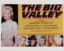 The Big Valley TV series vintage advert Stanwyck Majors Evans Breck 8x10 photo