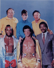 Rocky III cast Stallone Mr T Billy D Williams Shire Meredith & Young 8x10 photo
