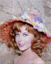 Tina Louise smiling portrait as Ginger in colorful hat Gilligan's Island 8x10