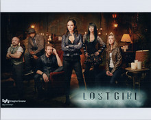 Lost Girl TV series 2010 Anna Silk poses with rest of cast 8x10 photo