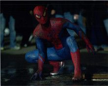 The Amazing Spider-Man 2012 Andrew Garfield as Spidey at night 8x10 photo