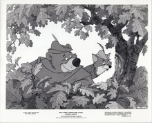 Walt Disney Robin Hood 1973 original 8x10 photo Robin Litle John in tree