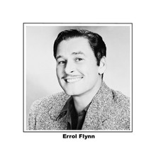 Errol Flynn classic 1930's dashing smiling portrait 8x10 photo
