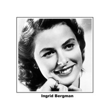 Ingrid Bergman classic smiling portrait as Ilsa from Casablanca 8x10 photo