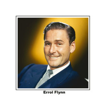 Errool Flynn 8x10 studio portrait in suit with rascal smile