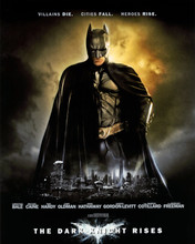 The Dark Knight Rises Christian Bale as Batman poster art 8x10 photo