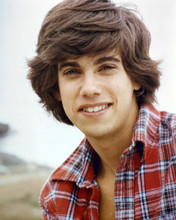 Robby Benson smiling portrait in red checkered shirt 1970's star 8x10 photo