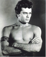 Tony Curtis beefcake portrait wearing earring Prince Who Was A Thief 8x10 photo