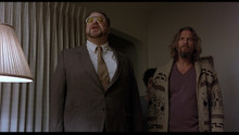 The Big Lebowski John Goodman in suit with Jeff Bridges 8x10 photo