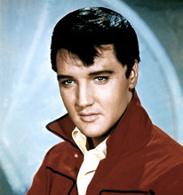 Elvis Presley early 1960's studio portrait in red jacket 8x10 photo