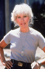 Loretta Swit in gray t-shirt and dog tags Hot Lips Houlihan M.A.S.H 8x10 photo