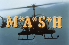 M.A.S.H  TV series classic opening credits with logo and helicopter 8x10 photo