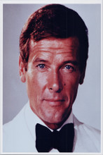 Roger Moore in white tuxedo as James Bond 8x10 photo Octopussy
