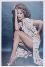 Karen Black leggy pose holding cigarette 1970's 8x10 photo