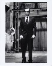The Matrix Reloaded 8x10 photo Hugo Weaving walks down street