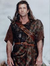 Mel Gibson classic pose as William Wallace from Braveheart 8x10 photo