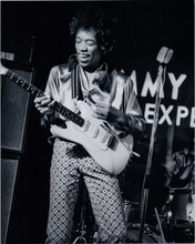 Jimi Hendrix smiling on stage 8x10 press photo Jimi Hendrix Experiance
