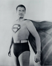 Adventures of Superman TV series George Reeves cape flying as Superman
