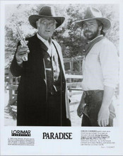 Paradise TV series original 1989 8x10 photo Chuck Connors Lee Horsley