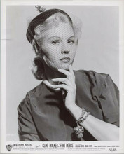 Virginia Mayo original 1958 8x10 photo portrait wearing veil Fort Dobbs