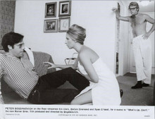 What's Up Doc original 1972 8x10 photo Peter Bogdanovich Streisand O'Neal on set