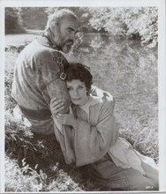 Robin and Marian 1976 original 8x10 photo Audrey Hepburn Sean Connery by river