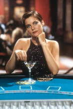 Carey Lowell with martini at casino table License To Kill 4x6 inch photo