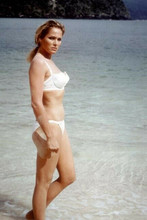 Ursula Andress full length in white bikini in ocean Dr No 4x6 inch photo