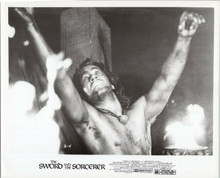 The Sword and the Sorcerer 1982 8x10 photo Lee Horsley by flames