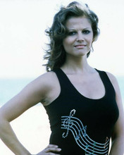 Claudia Cardinale circa 1970 striking pose hand on hip in tank top 8x10 photo