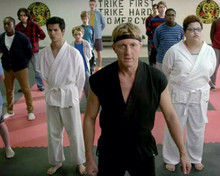 Cobra Kai William Zabka as Johnny Lawrence teaches his dojo class 8x10 photo