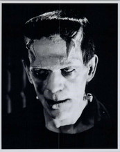 Boris Karloff gives scary stare as Frankenstein 8x10 photo