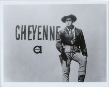 Cheyenne TV series ABC publicity 8x10 photo with logo Clint Walker