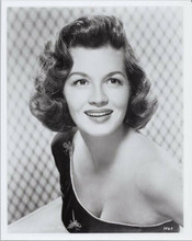 Angie Dickinson 1950's early glamour pose with dark hair MGM 8x10 photo