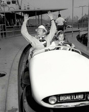 Disneyland Autopia car ride circa late 1950's era 8x10 photo