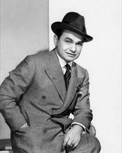 Edward G. Robinson Hand In Suit Pocket Sitting With Hat On 8X10 Photo Print