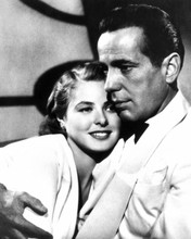 Ingrid Bergman Smiling Humphrey Bogart Casablanca Embracing 8x10 Photo